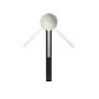 Martini Basin Mixer Matte Black & Chrome